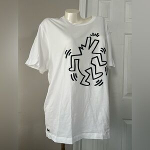 Mens Authentic Lacoste x Keith Haring Graphic T-Shirt XXL